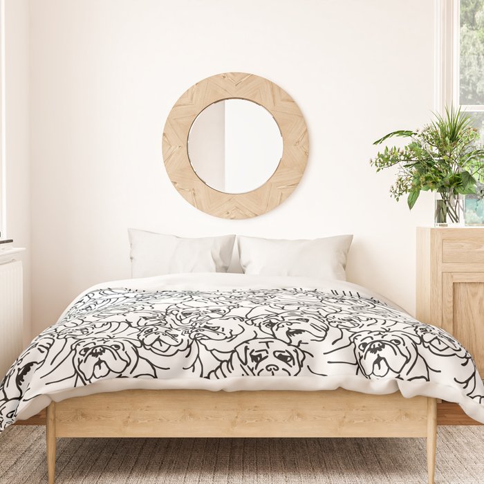 Oh English Bulldog Duvet Cover Gallery Image 3