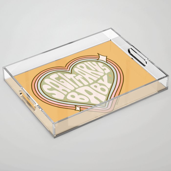 Sagittarius Baby Acrylic Tray Gallery Image 1