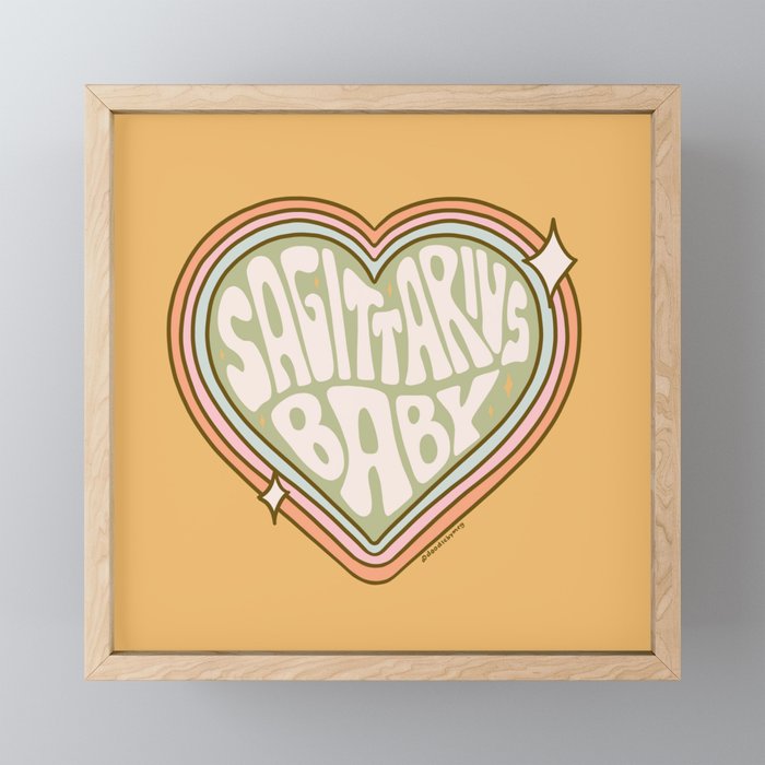 Sagittarius Baby Mini Art Print Gallery Image 1