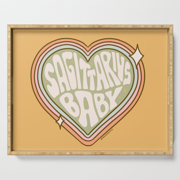 Sagittarius Baby Serving Tray Gallery Image 1