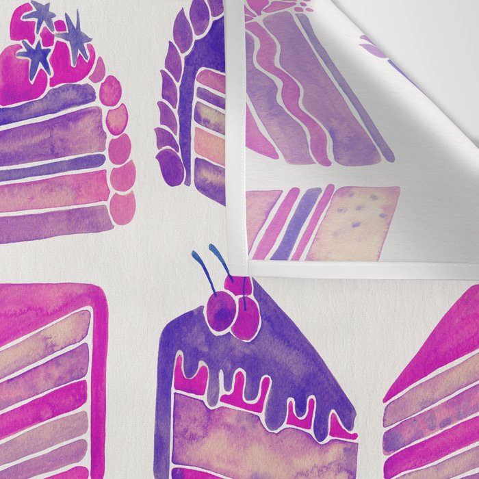 Cake Slices - Unicorn Palette Wall Tapestry Gallery Image 3