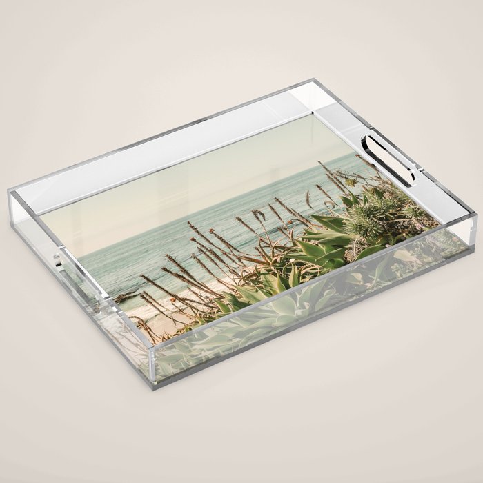 Coastal Agave Acrylic Tray Gallery Image 1