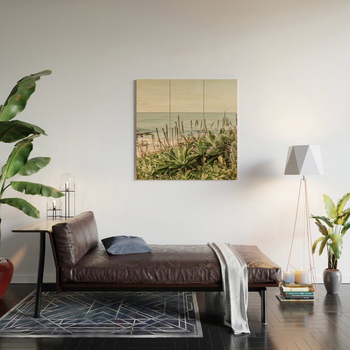 Coastal Agave Wood Wall Art Gallery Image 2