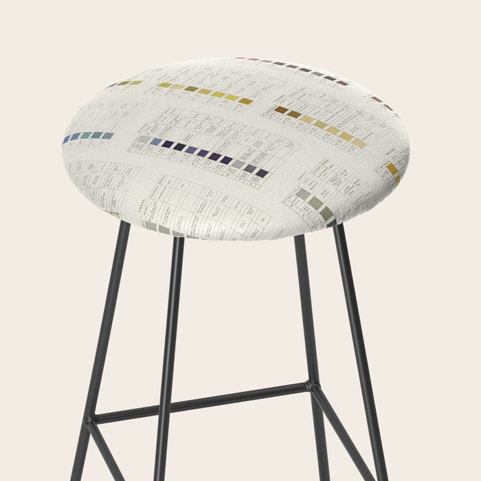 Werner's nomenclature of colour Version II Stool Gallery Image 2