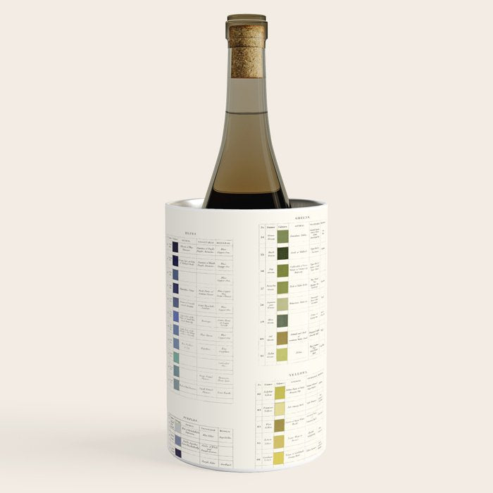 Werner's nomenclature of colour Version II Wine Chiller Gallery Image 1