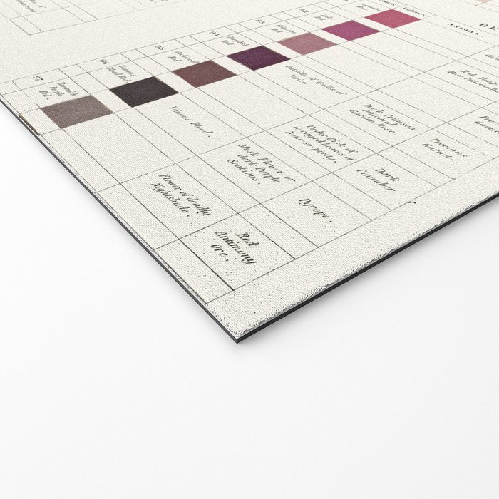 Werner's nomenclature of colour Version II Welcome Mat Gallery Image 2