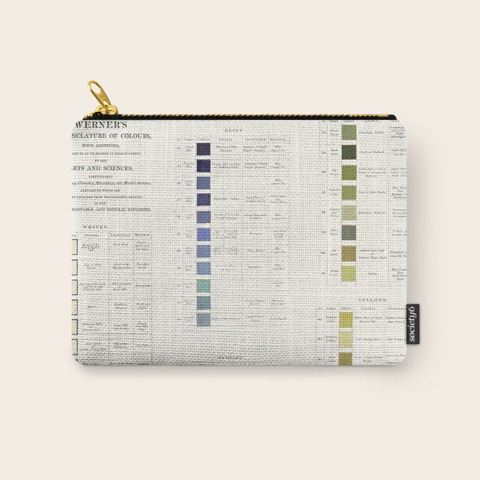 Werner's nomenclature of colour Version II Carry All Pouch Gallery Image 1