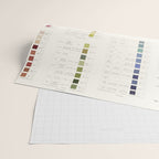 Werner's nomenclature of colour Version II Wrapping Paper Gallery Image 2