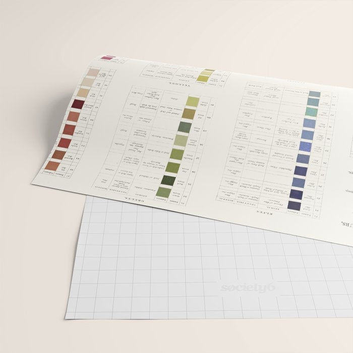 Werner's nomenclature of colour Version II Wrapping Paper Gallery Image 2