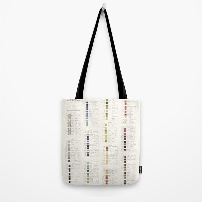 Werner's nomenclature of colour Version II Tote Bag Gallery Image 2