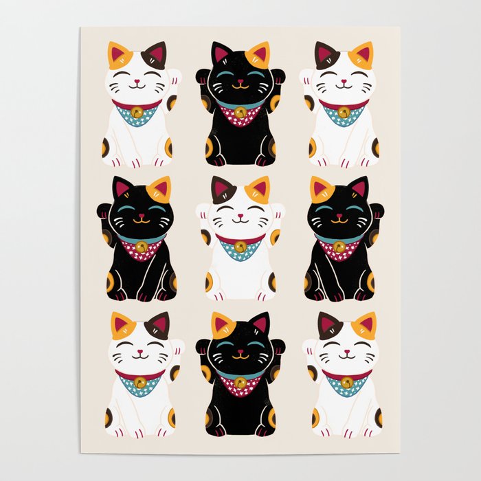 Maneki Neko - Lucky Cats Poster Gallery Image 1