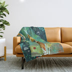 Kayaking Throw Blanket Gallery Image 1