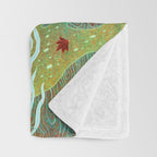 Kayaking Throw Blanket Gallery Image 3