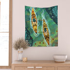 Kayaking Wall Tapestry Gallery Image 2