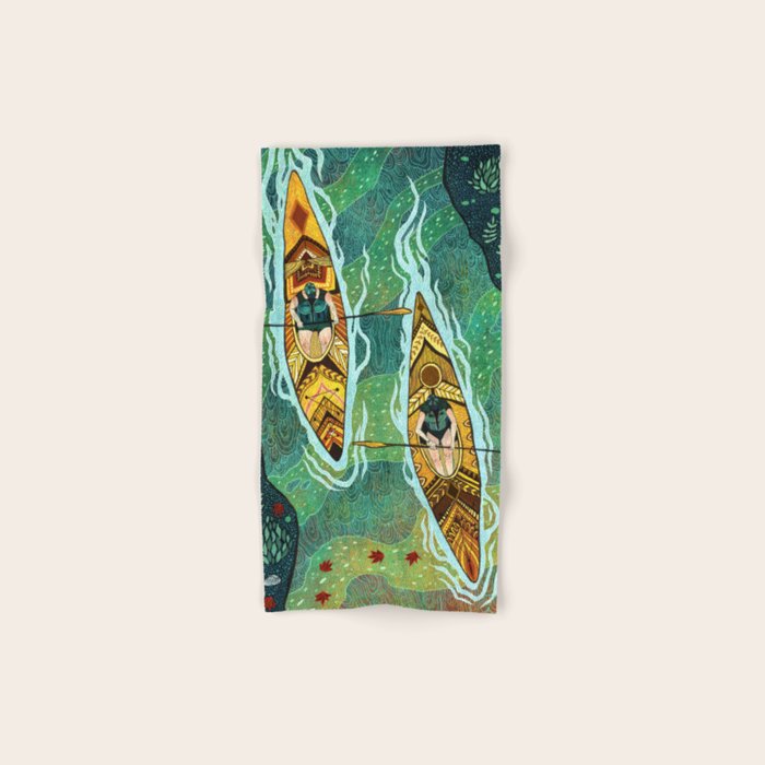 Kayaking Bath Towel Gallery Image 1