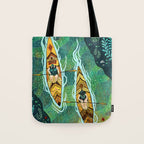 Kayaking Tote Bag Gallery Image 1