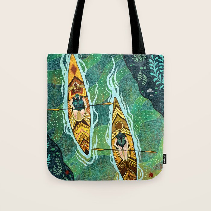Kayaking Tote Bag Gallery Image 1