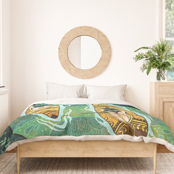 Kayaking Duvet Cover Gallery Image 3