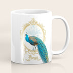 Paris Peacock Coffee Mug Gallery Image 1