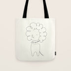 Love Yourself Lion Tote Bag Gallery Image 1