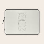 Love Yourself Panda Laptop Sleeve Gallery Image 1
