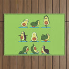 Avocado Yoga Outdoor Rug Gallery Image 1
