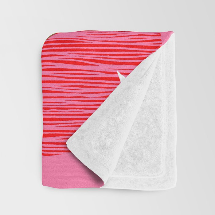 Bada Bing - memphis throwback tropical coconuts food vegan nature abstract illo neon 1980s 80s style Throw Blanket Gallery Image 3