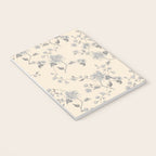 Vintage Blue Floral Notebook Gallery Image 3