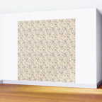 Vintage Blue Floral Wall Mural Gallery Image 2