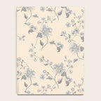 Vintage Blue Floral Notebook Gallery Image 4