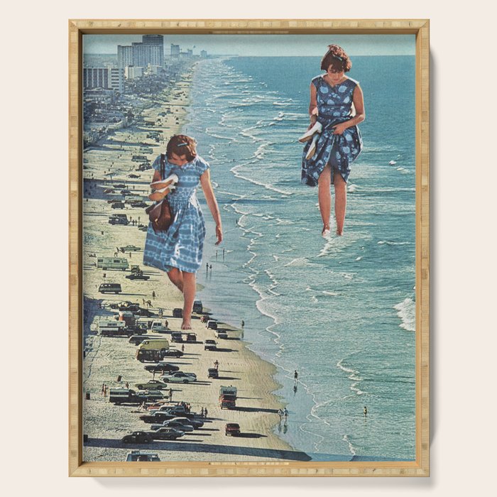 Walk on the Beach Serving Tray Gallery Image 1