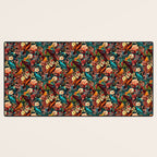 FLORAL AND BIRDS XVII Desk Mat Gallery Image 3