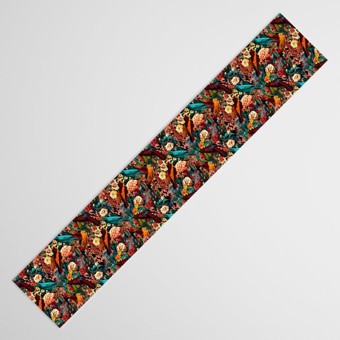 FLORAL AND BIRDS XVII Table Runner Gallery Image 3