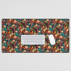 FLORAL AND BIRDS XVII Desk Mat Gallery Image 1