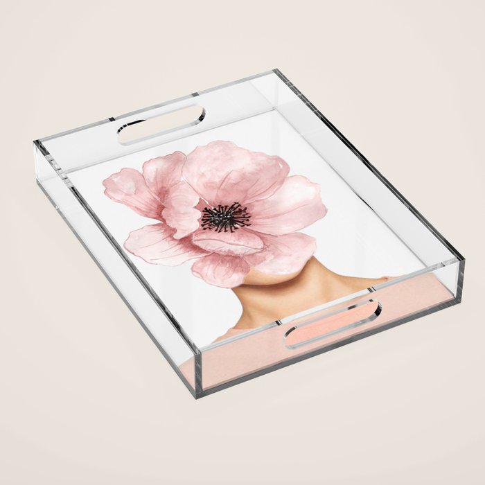flower Acrylic Tray Gallery Image 1