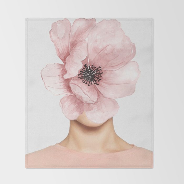 flower Throw Blanket Gallery Image 2