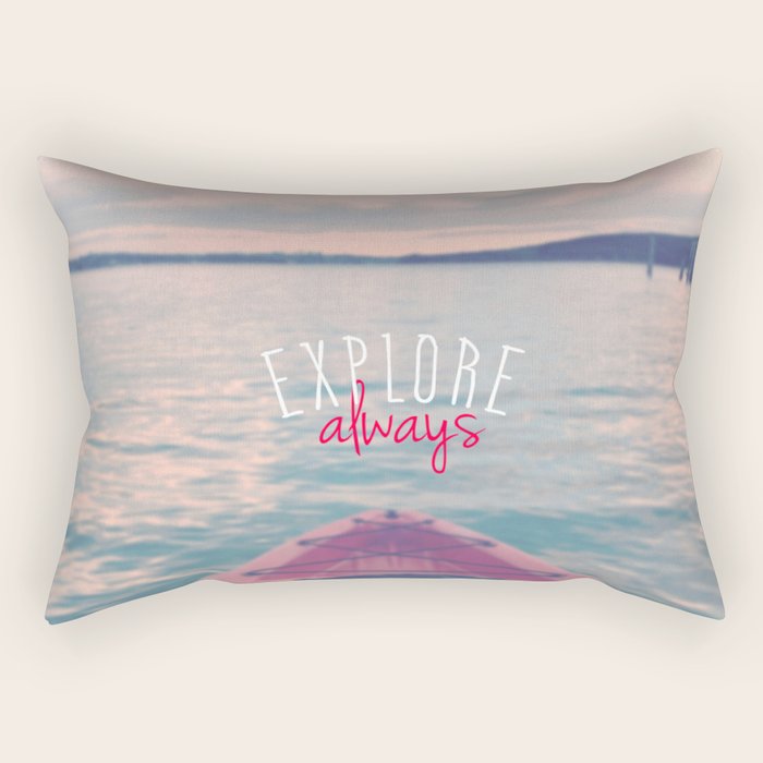 Go Explore Rectangular Pillow Gallery Image 2