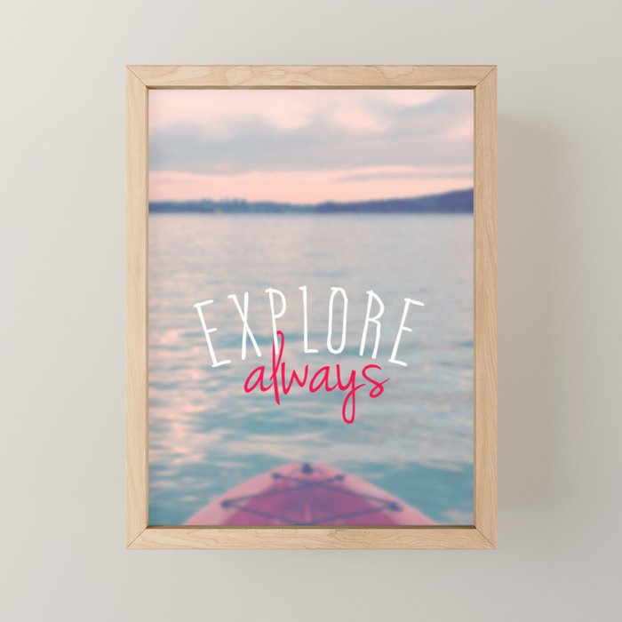 Go Explore Mini Art Print Gallery Image 1