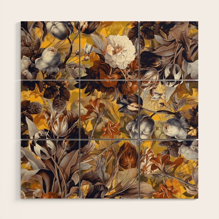 SUMMER BOTANICAL VII Wood Wall Art Gallery Image 1