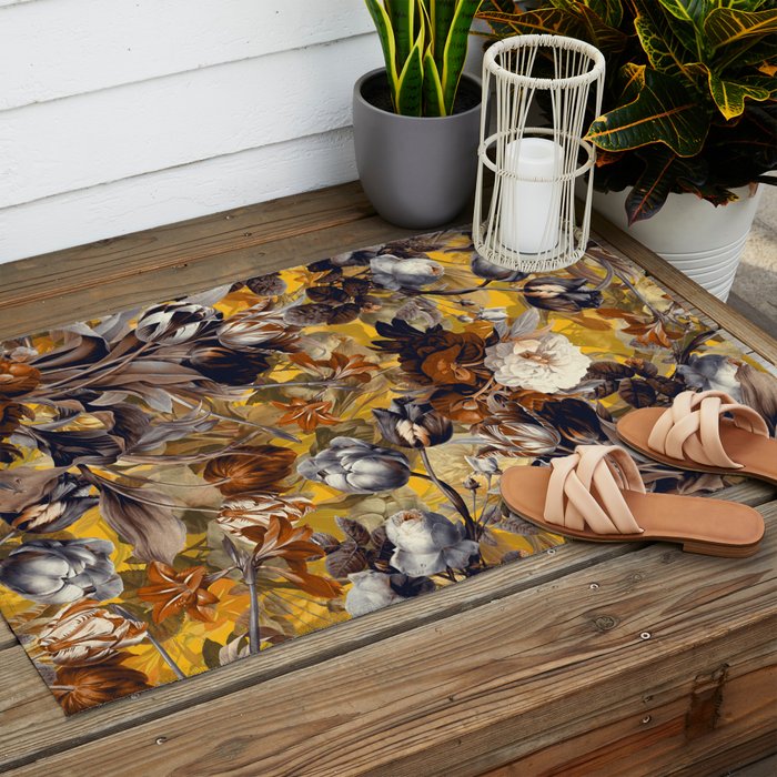 SUMMER BOTANICAL VII Outdoor Rug Gallery Image 2