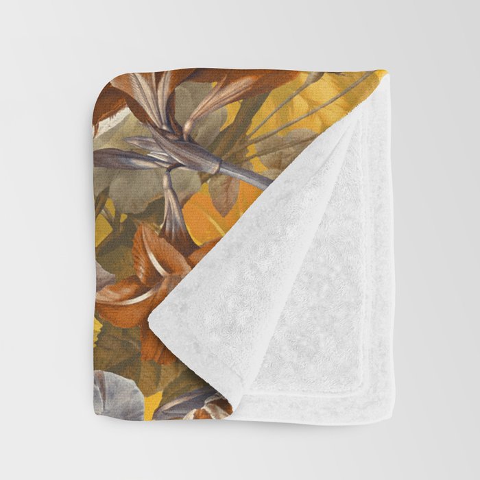 SUMMER BOTANICAL VII Throw Blanket Gallery Image 3