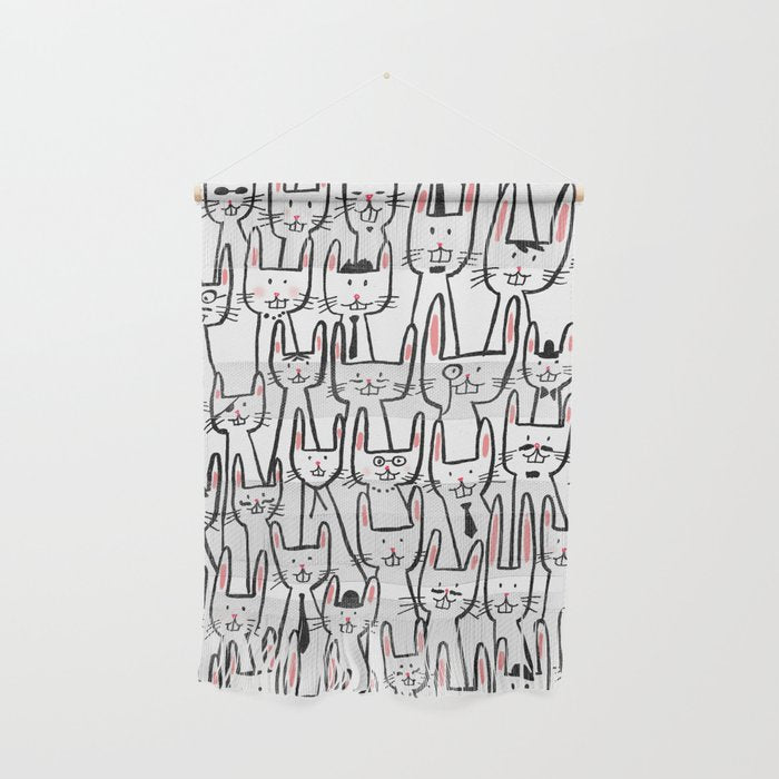 Bunny family Wall Hanging Gallery Image 1