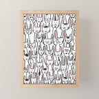 Bunny family Mini Art Print Gallery Image 1