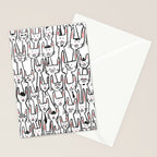 Bunny family Stationery Card Gallery Image 2