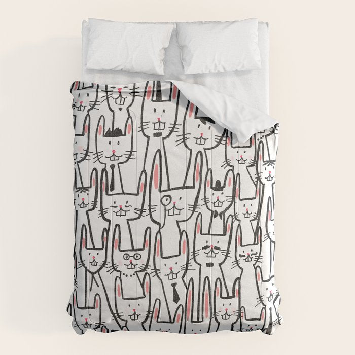 Bunny family Comforter Gallery Image 6
