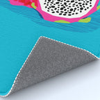 Hard Core - memphis throwback retro neon tropical fruit dragonfruit exotic 1980s 80s style pop art Rug Gallery Image 4
