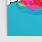 Hard Core - memphis throwback retro neon tropical fruit dragonfruit exotic 1980s 80s style pop art Poster Gallery Image 3