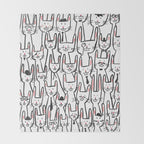 Bunny family Throw Blanket Gallery Image 2