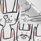Bunny family Wall Tapestry Gallery Image 3