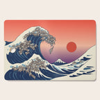 The Great Wave of Sloth Cutting Board Gallery Image 1